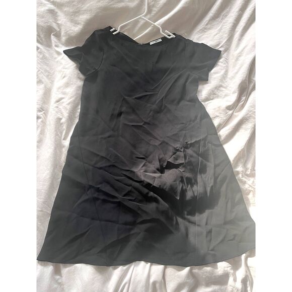 Womens MM LaFleur The Georgia Dress Swing Crepe Size Large Black - Picture 7 of 9